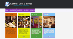 Desktop Screenshot of carmellife.com